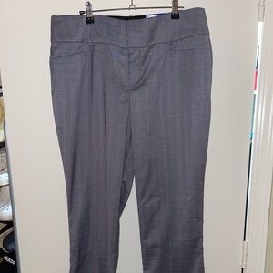 Apt 9 Tummy Control Mid Rise Bootcut Dress Pants, Gray, Size 12
